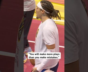 Wise words from Aaron Gordon to Peyton Watson 🙌