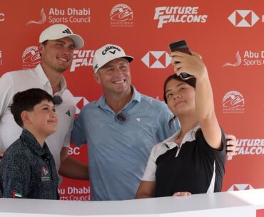 Ludvig Āberg and Alex Norén shocked by HSBC Future Falcon's social media advice