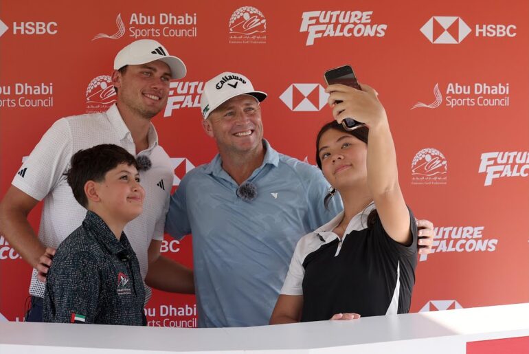 Ludvig Āberg and Alex Norén shocked by HSBC Future Falcon's social media advice