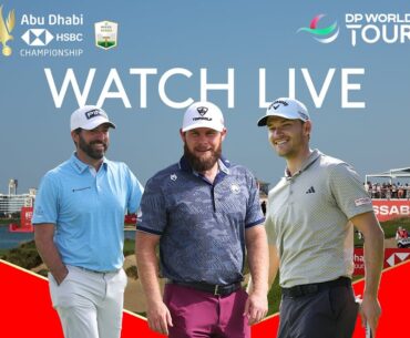 LIVE | Tyrrell Hatton, Rasmus Højgaard, John Parry | 2025 Abu Dhabi HSBC Championship Day 3