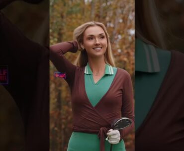 Amazing Golf Swing you need to see | Golf Girl awesome swing | Golf shorts | Sara Michelle Winter