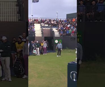 Padraig Harrington gets The 153rd Open underway 🤩 #TheOpen #Golf