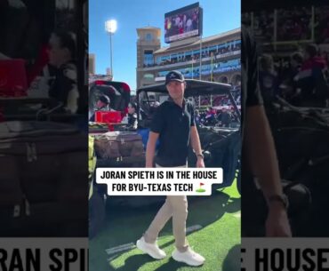 Jordan Spieth in the house 🔥
