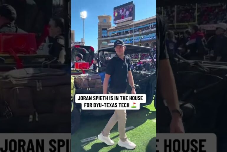 Jordan Spieth in the house 🔥