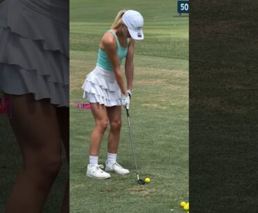 Amazing Golf Swing you need to see | Golf Girl awesome swing | Golf shorts |  Eden Ashley
