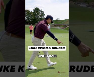 The Coach Gruden pairing is exactly what Luke Kwon needed in round 2. @InternetInvitational
