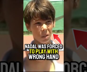 This is why Nadal plays with his wrong hand... #tennis #tennisnews