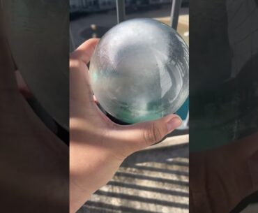 I’m shocked at how frozen the snow globe actually got and hoe bright the glow balls are
