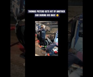 Thomas Pieters gets hit by another car! 😲