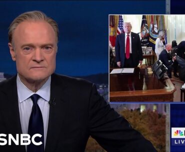 Lawrence: Trump looking away from a man in need should be the portrait for his second term