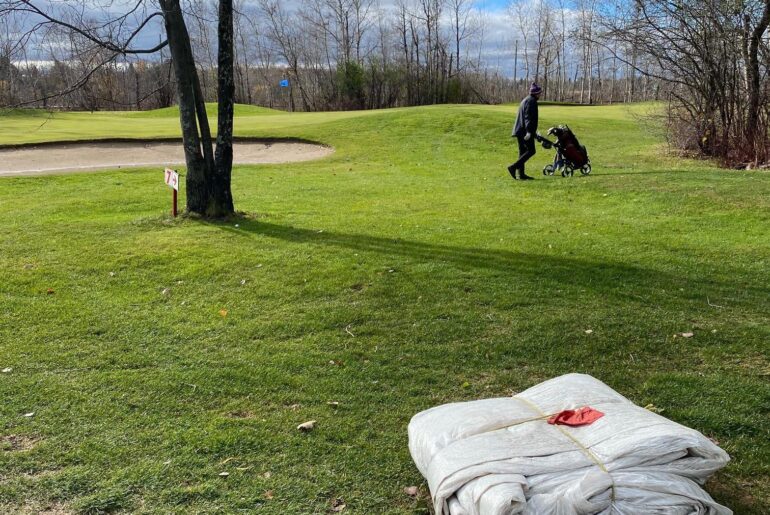 Sad Sight for us Northern Golfers