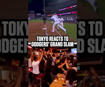 Tokyo reacts to Dodgers' walk-off Grand Slam #mlb #baseball #Dodgers #worldseries