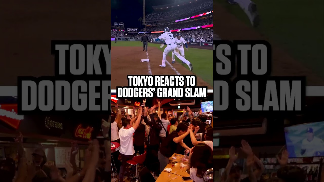 Tokyo reacts to Dodgers’ walk-off Grand Slam #mlb #baseball #Dodgers #worldseries Tokyo reacts to Dodgers' walk-off Grand Slam #mlb #baseball #Dodgers #worldseries