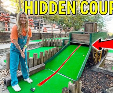 We Found a SECRET Mini Golf Course!