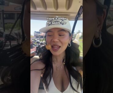 He treats me so well. Hehe 😜 #exposed #golfgirls