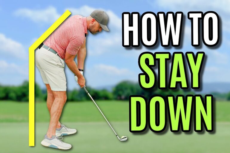 The Trick To STAYING DOWN In The Golf Swing (Not What You Think!)
