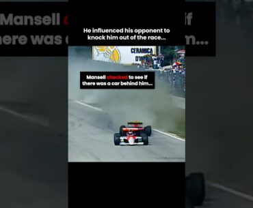 When Nigel Mansell drove differently because he had no mirrors in Formula 1