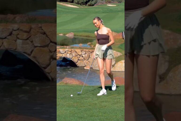 Golf Trick Shot You Have to See! Claire hogle