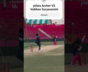 jofara Archer VS Vaibhav Suryavanshi bang bang #comedy      #ipl2025 #sports #cricketlover #love