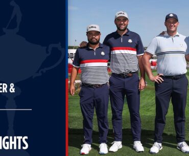 Rahm & Straka vs Scheffler & Spaun | Friday Four-Balls | 2025 Ryder Cup