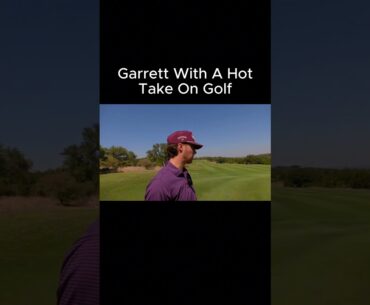 Is this a crazy or valid take from @gmgolf ?  #golf #ytgolf #golfer #golfswing #golflife