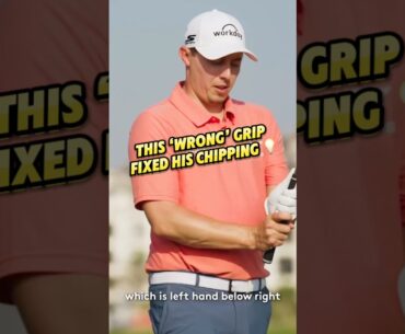 Matt Fitzpatrick’s Cack-Handed Chipping Technique Explained! #golf #golftips #golfshorts