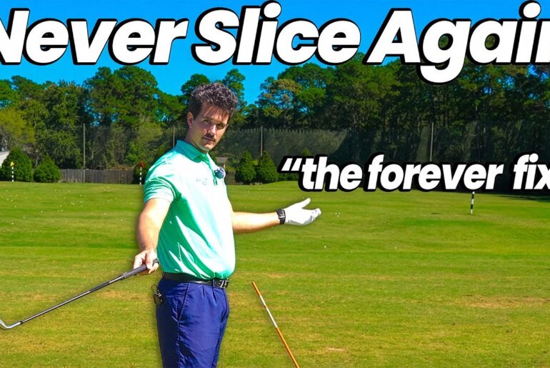 THE SLICE IS DEAD! Every golfer will draw the ball after doing this drill