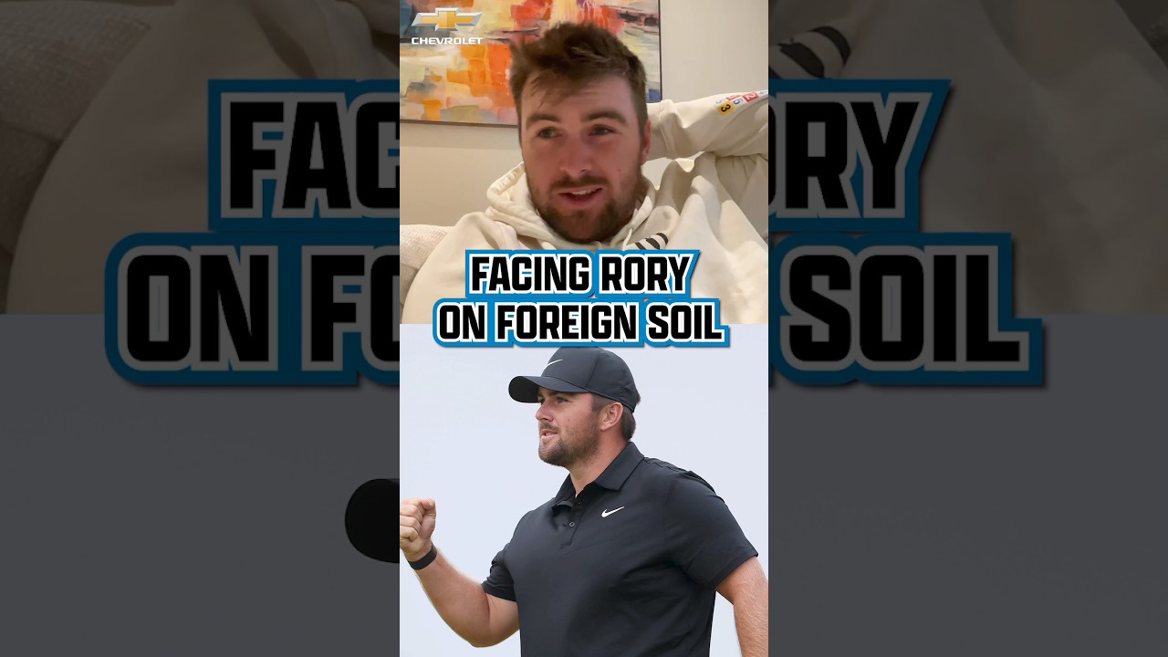 Chris Gotterup went into enemy territory and beat Rory head-to-head. GAMER. @Chevrolet #Ad Chris Gotterup went into enemy territory and beat Rory head-to-head. GAMER. @Chevrolet #Ad