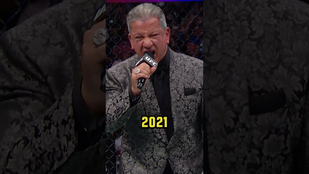 Bruce Buffer throughout the years! 🔥 #ufc Bruce Buffer throughout the years! 🔥 #ufc