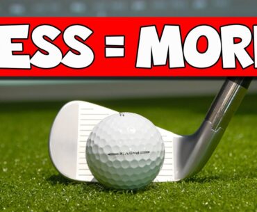 Swing SLOWER but hit the golf ball FURTHER.  Every golfer NEEDS this!!