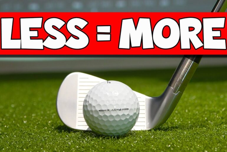 Swing SLOWER but hit the golf ball FURTHER.  Every golfer NEEDS this!!