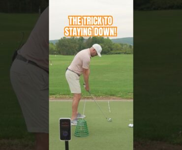 The Trick To STAYING DOWN In The Golf Swing #shorts #golf #golfer #golfswing #ericcogorno #golftips
