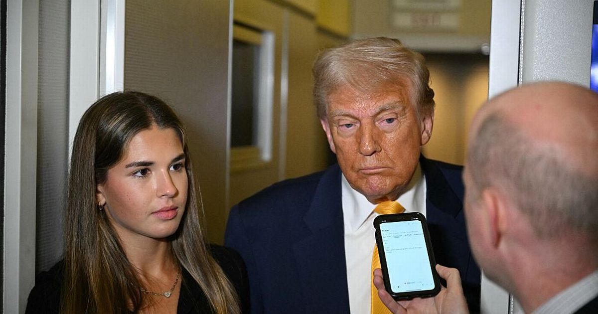 Kai Trump refuses to answer Donald Trump question in strange exchange Irish Star