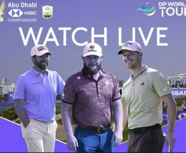 LIVE | Tyrrell Hatton, Rasmus Højgaard, John Parry | 2025 Abu Dhabi HSBC Championship Day 3