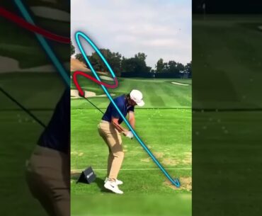 The OPPOSITE Of Swinging Over The Top #golf #professionalgolfer