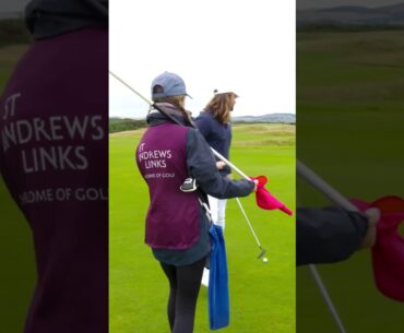 Playing Hole 13 at St. Andrews! ⛳️