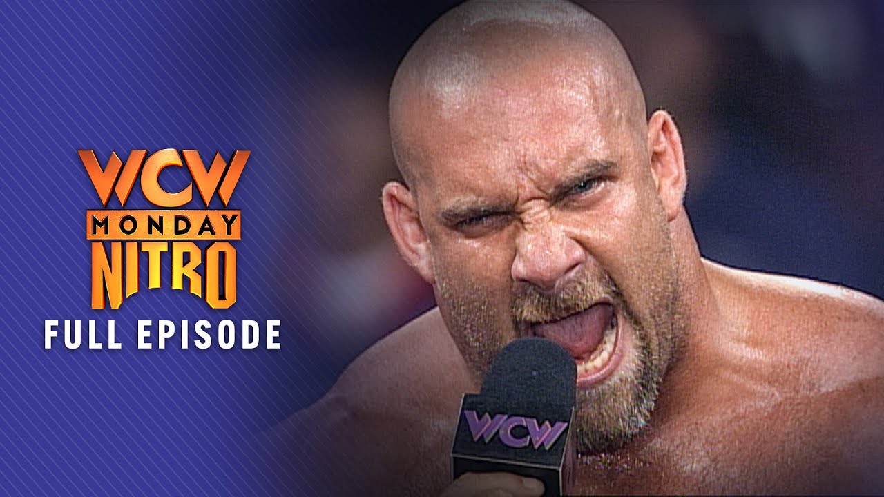 FULL EPISODE: Goldberg calls out nWo; Sting & Hart vs. Giant & Hall: WCW Monday Nitro, Aug. 3, 1998 FULL EPISODE: Goldberg calls out nWo; Sting & Hart vs. Giant & Hall: WCW Monday Nitro, Aug. 3, 1998