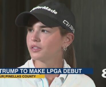 President Trump's granddaughter, Kai Trump, has brought buzz to an LPGA tournament
