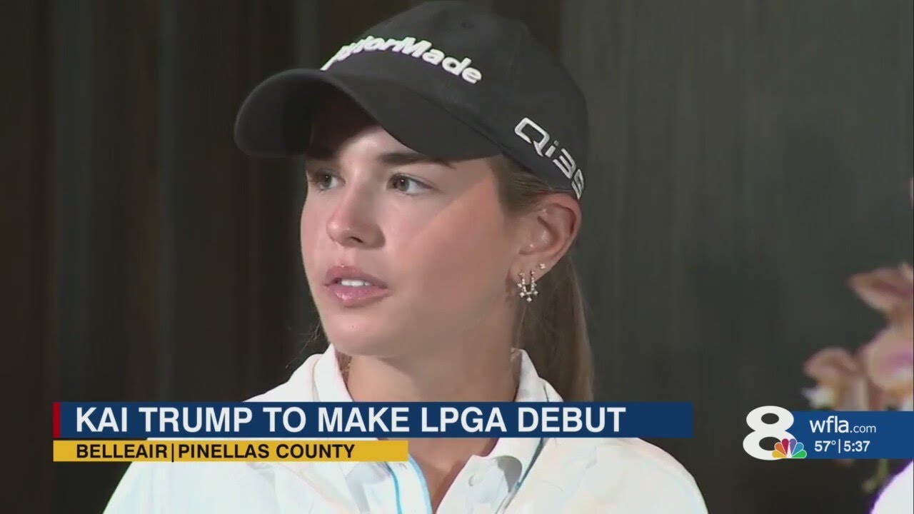 President Trump’s granddaughter, Kai Trump, has brought buzz to an LPGA tournament President Trump's granddaughter, Kai Trump, has brought buzz to an LPGA tournament
