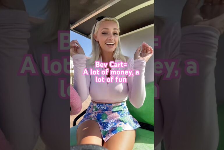 Yayyy #cartgirl #golf #golfgirls #golfers #grwm #golfer #golflife #golfhumor #golfgear #bevcart