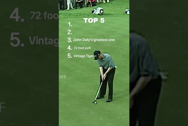 Most dramatic wins on tour #golf #pgatour #tigerwoods #clutch #golflife