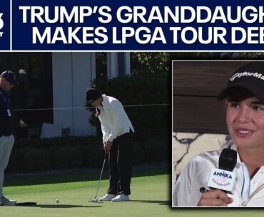 Donald Trump's granddaughter makes LPGA debut in Florida