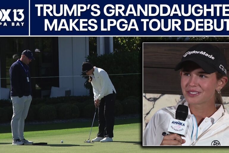 Donald Trump's granddaughter makes LPGA debut in Florida