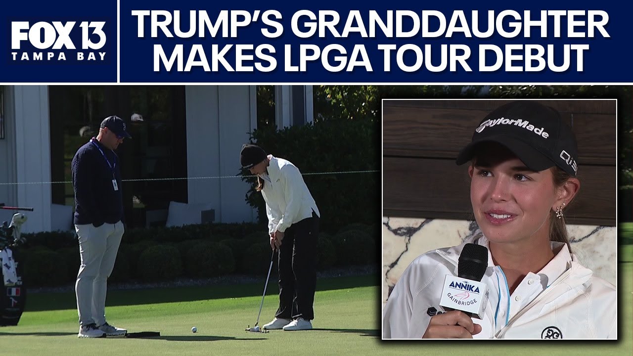 Donald Trump’s granddaughter makes LPGA debut in Florida Donald Trump's granddaughter makes LPGA debut in Florida
