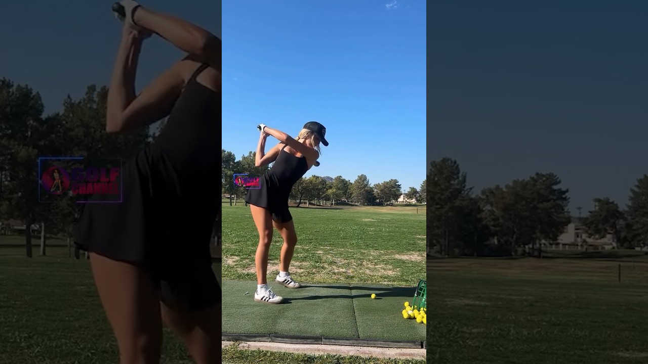 Amazing Golf Swing you need to see | Golf Girl awesome swing | Golf shorts | Abbey Jean Amazing Golf Swing you need to see | Golf Girl awesome swing | Golf shorts | Abbey Jean