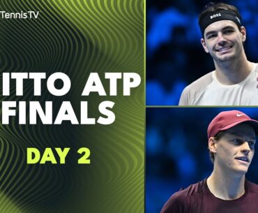 Fritz vs Musetti, Sinner Takes on Auger-Aliassime | Nitto ATP Finals Day 2 Singles Highlights