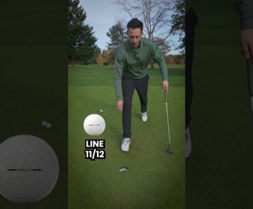 Line vs No Line vs Stripe! Which golf ball do you use? #golfing #golfballs #putting