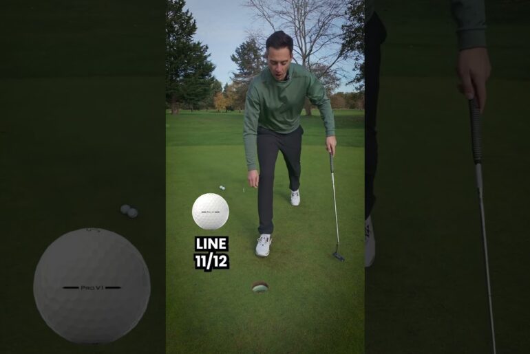 Line vs No Line vs Stripe! Which golf ball do you use? #golfing #golfballs #putting