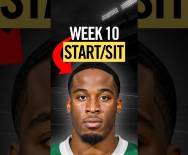 Week 10 Start/Sit in Fantasy Football