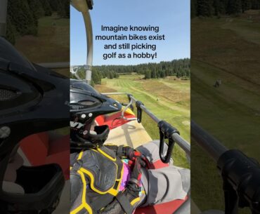 Crazy🤪 #mtb #golf #downhill
